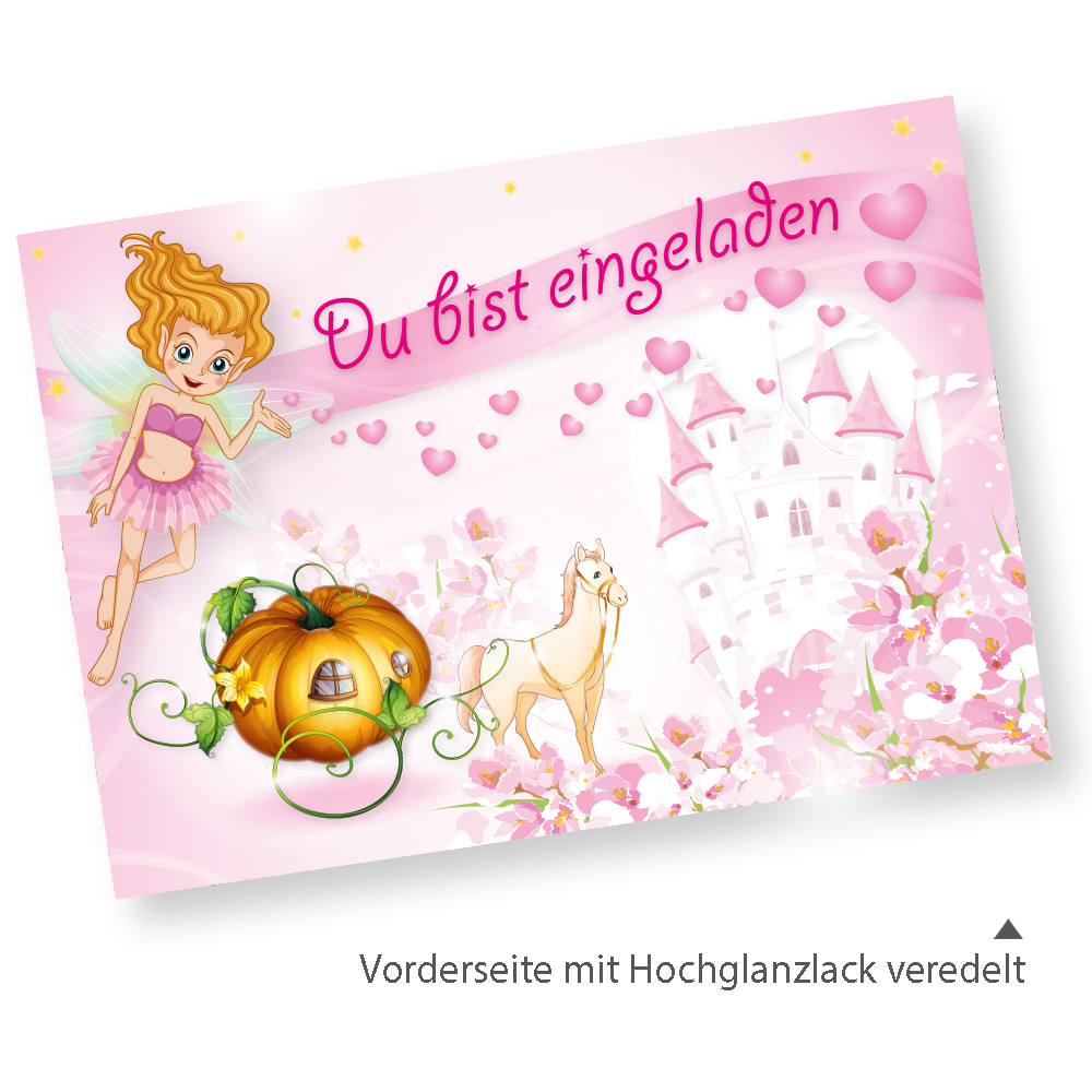 10 Einladungskarten Prinzessin Einladung Geburtstag Prinzessin Ebay